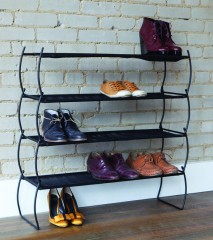 Полка для обуви «Imelda», черная - Фото 1