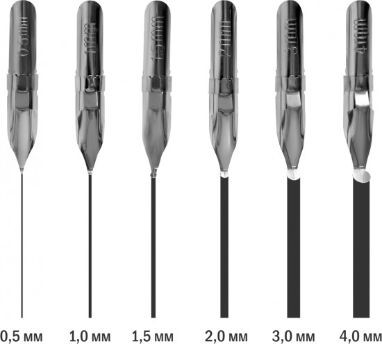 Набор перьев каллиграфических с держателем