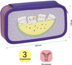 Пенал школьный «Kittens» - Фото 1
