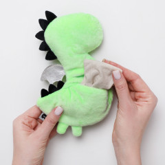 Игрушка с вишнёвыми косточками «Дракон Стасик» - Фото 7