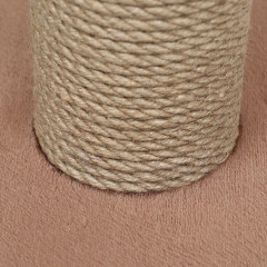 Когтеточка столбик на подставке с площадкой - Фото 3