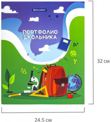 Папка-портфолио на 4-х кольцах «Школьная история» - Фото 4