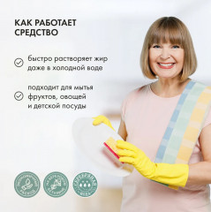 Эко-гель для мытья посуды натуральный на основе белой горчицы - Фото 2