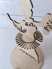 Cалфетница «Девушка в платье с орнаментом» - Фото 3