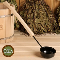 Ковш-черпак с деревянной ручкой - Фото 1