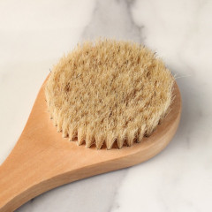Щётка массажная из натуральной щетины - Фото 5