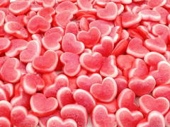 Мармелад жевательный «Сердце розово-белое в сахаре» - Фото 2