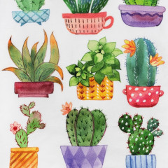 Полотенце «Кактусы» - Фото 2