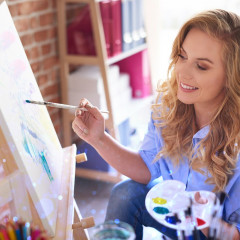 Картина по номерам с кристаллами «Космический кот» - Фото 6