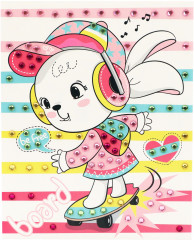 Рисунок из страз «Зайка» - Фото 1