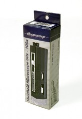 Микроскоп портативный Bresser 60x-100x с подсветкой - Фото 1