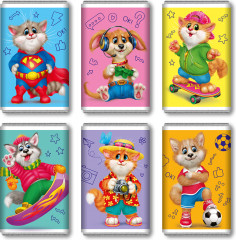 Набор шоколада молочного «Усатики-хвостатики» - Фото 1