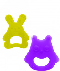 Комплект прорезывателей «Зайка и cова» - Фото 3