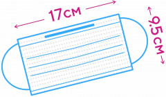 Набор масок одноразовых «Стандарт» - Фото 2