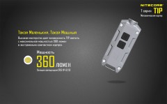 Фонарь NITECORE TIP Black - Фото 6