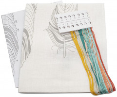 Набор для вышивания подушки «Перья» - Фото 2