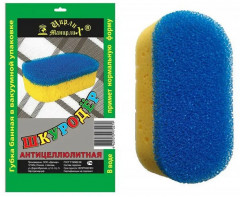 Губка банная для душа антицеллюлитная «Шкуродер» - Фото 1