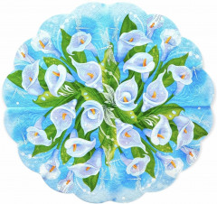 Салфетки бумажные «Белые лилии» - Фото 1