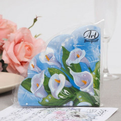 Салфетки бумажные «Белые лилии» - Фото 2