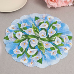 Салфетки бумажные «Белые лилии» - Фото 4