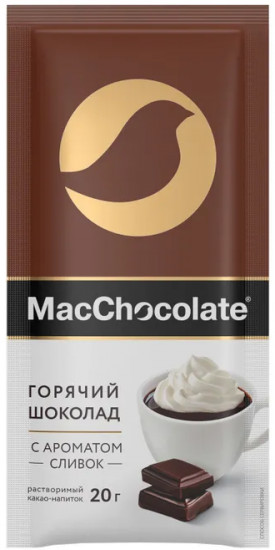 Горячий шоколад с ароматом сливок