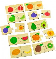 Набор пазлов для малышей «Фрукты» - Фото 1