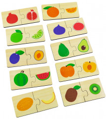 Набор пазлов для малышей «Фрукты» - Фото 2