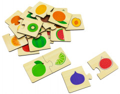 Набор пазлов для малышей «Фрукты» - Фото 3