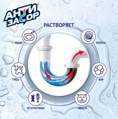 Средство для удаления засоров гранулированное - Фото 1