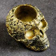 Кашпо-органайзер «Череп цветочный» - Фото 4