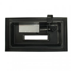 Аквариум с крышкой прямоугольный, 30л, черный - Фото 4