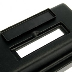 Аквариум с крышкой прямоугольный, 30л, черный - Фото 3