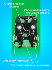 Рюкзак каркасный «Граффити футбол» - Фото 7