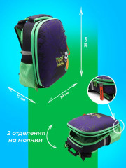 Рюкзак каркасный «Граффити футбол» - Фото 9