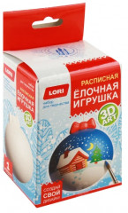 Набор для росписи ёлочной игрушки «Шар на ёлку» - Фото 1