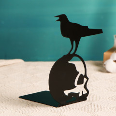 Ограничитель-подставка для книг «Ворон на черепе» - Фото 2