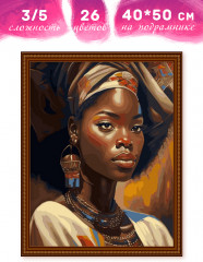 Картина по номерам «Красота по-африкански» - Фото 2