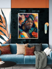 Картина по номерам «Африканская девушка» - Фото 5