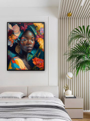 Картина по номерам «Африканская девушка» - Фото 7