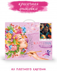 Картина по номерам «Африканская девушка» - Фото 8