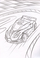 Быстрые машинки. Раскраска - Фото 1