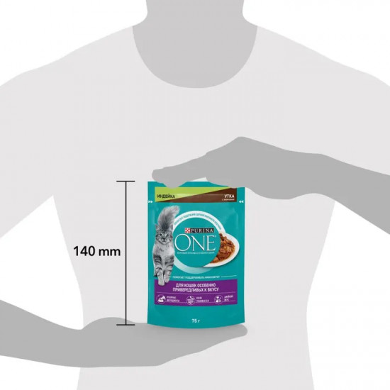 Корм для кошек с индейкой, уткой и морковью