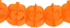Гирлянда-растяжка «Ужасающие тыквы» - Фото 2