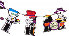 Гирлянда-растяжка «Музыкальные скелетоны» - Фото 2