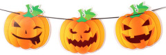 Гирлянда-растяжка «Злые тыквы» - Фото 1