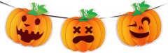 Гирлянда-растяжка «Злые тыквы» - Фото 2