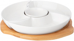 Менажница на подставке вращающаяся с вилочками «Native» - Фото 3