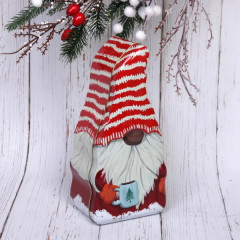 Банка жестяная «Гномик с кружкой» - Фото 1