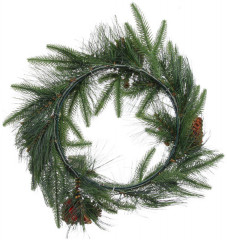 Венок хвойный «Волшебный зимний сад» - Фото 4