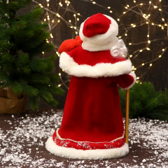 Фигурка «Дед Мороз в красной шубе, с посохом» - Фото 2